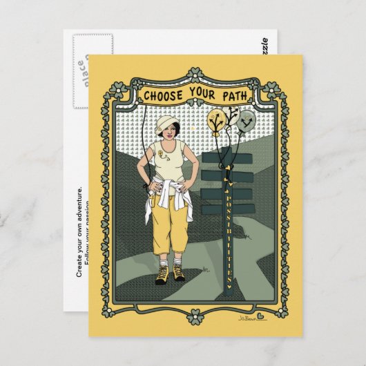 Kies uw Briefkaart Path_C_ (Voorkant / Achterkant)