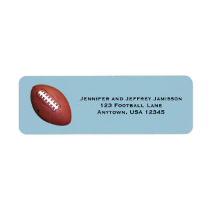 KIES UW COLOR Football Return Address Labels