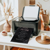 Kies uw drankje Halloween Baby shower Drink Menu Poster