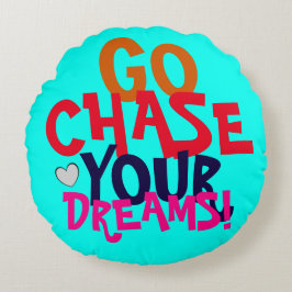 KIES UW DREAMS Fun Reversible Colors Rond Kussen