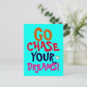 KIES UW DREAMS Motivatie Briefkaart (Staand voorkant)