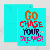 KIES UW DREAMS Motivatie Briefkaart (Voorkant / Achterkant)