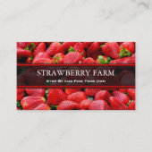 Kies uw eigen aardbei, Visitekaartje (Voorkant)