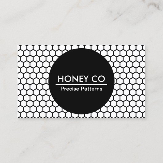 kies uw eigen bedrijf voor kleurenhoneycomb hexa visitekaartje (Achterkant)