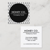 kies uw eigen kaart voor kleurenhexa vierkante visitekaartje (Voorkant / Achterkant)