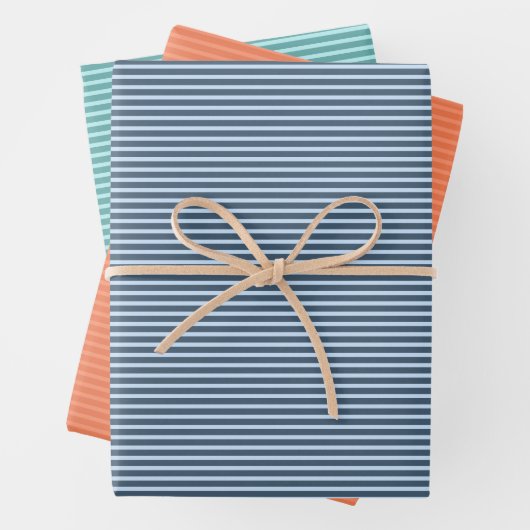 Kies uw eigen kleur in Stripes Inpakpapier Vel (In situ)
