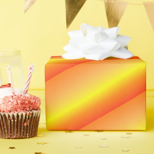 Kies uw eigen kleur op verloop cadeaupapier (Verjaardagsfeest)