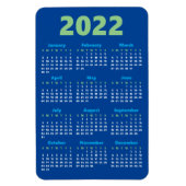 Kies uw eigen kleuren | Kalendermagneet 2022 Magneet (Verticaal)