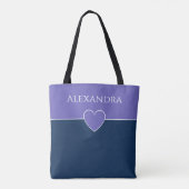 Kies uw eigen kleuren - Minimale moderne Canvas ta Tote Bag (Achterkant)