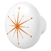 Kies uw eigen kleuren Retro Atomic Starburst Keramische Knop (Rechts)