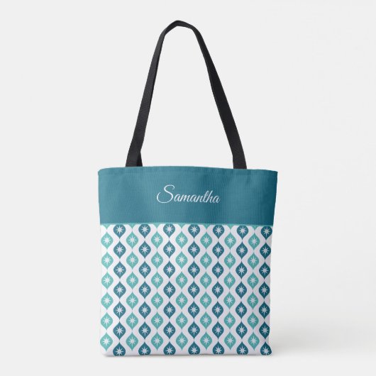 Kies uw eigen kleuren stijlvolle moderne middeleeu tote bag (Achterkant)