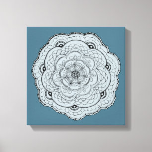 Kies uw eigen kleurenpalet met wielhaak canvas afdruk