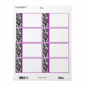 Kies uw eigen kleurverzendlabels etiket (Full Sheet)