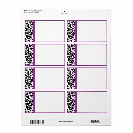 Kies uw eigen kleurverzendlabels etiket (Full Sheet)