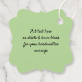 Kies uw eigen ontwerp- en kleurenvoordelige Kaart Bedankjes Labels (Achterkant)