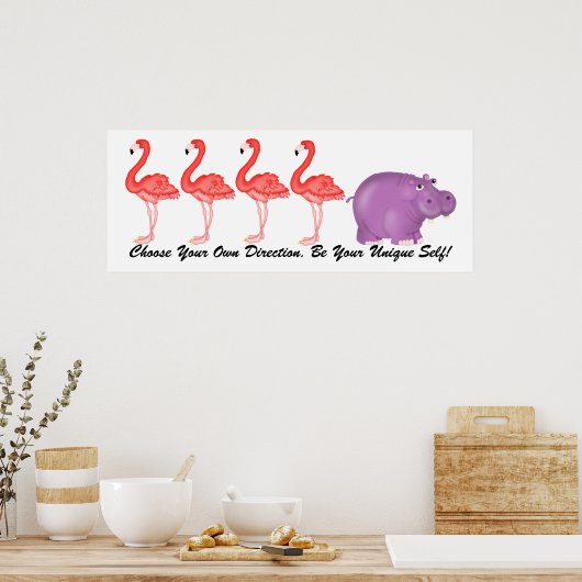 Kies uw eigen richting - SRF Poster (Keuken)