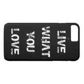 Kies uw eigen tekst, afbeelding en achtergrondkleu Case-Mate iPhone case (Achterkant (Horizontaal))