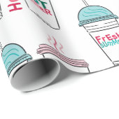 Kies uw favoriete kerstdrink cadeaupapier (Rol Hoek)