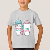 Kies uw favoriete kerstdrink t-shirt (Voorkant)