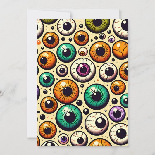 Kies uw gif Halloween Cocktail Party Kaart (Achterkant)