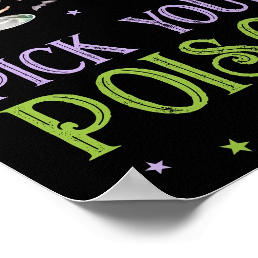 Kies uw gif Halloween Drinken gunst Poster (Hoek)