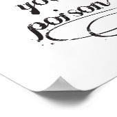 Kies uw gif in Typografie Black Halloween Poster (Hoek)