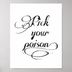 Kies uw gif in Typografie Black Halloween Poster
