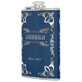 Kies uw Hoesje Klassiek kleurenboek Silver Ornamen Heupfles (Links)