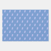 Kies uw Initiaal Gedeelde kleuren Inpakpapier Vel (Voorkant 3)