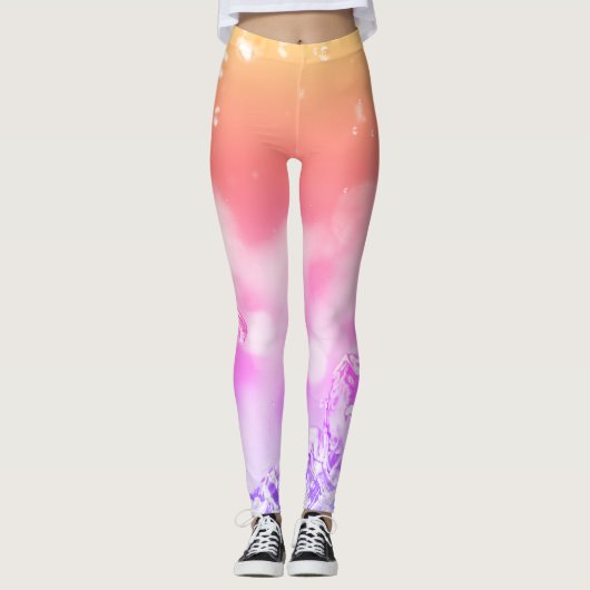 kies uw juiste grootte leggings met waterbellen (Voorkant)