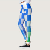 Kies UW kleur Canadian Maple Checker Rainbow Leggings (Links)