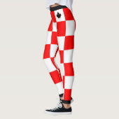 Kies UW kleur Canadian Maple Checkered Leggings (Links)