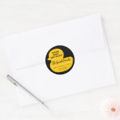 Kies uw kleur Cruise Duck Ronde Sticker (Envelop)