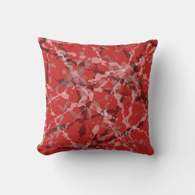 Kies uw kleur "Double Paint Splash" Pillow 1 Kussen (Voorkant)