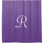 KIES UW KLEUR Douchegordijn met Monogram (Voorkant)
