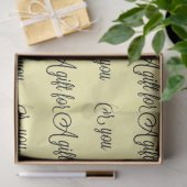 Kies uw kleur Fancy kalligrafie cadeau Tissuepapier (Geschenk)