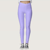 Kies uw kleur Gepersonaliseerde naar maat gemaakt Leggings (Voorkant)