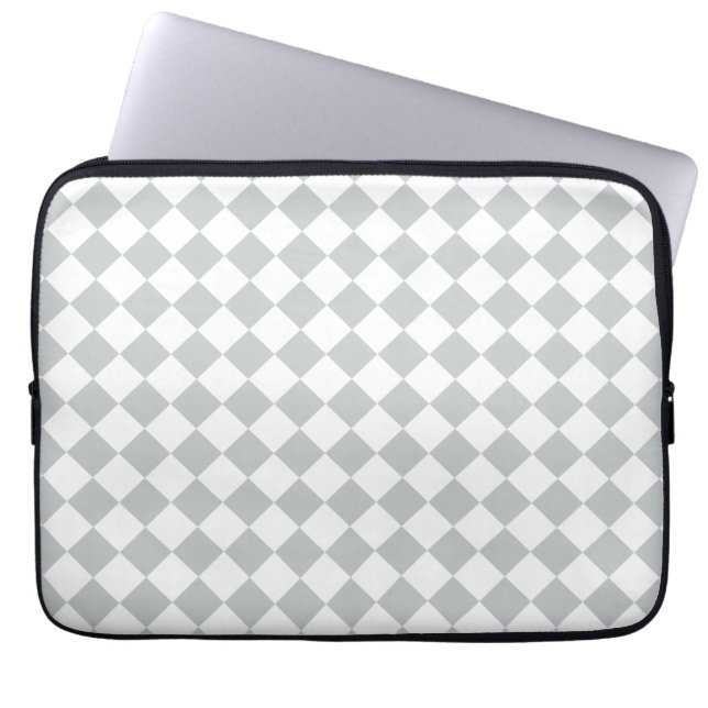 Kies uw kleur in één stap: Gecontroleerde diamante Laptop Sleeve (Voorkant)
