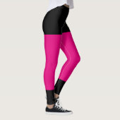 KIES UW KLEUR, naam, zwarte horde Fake Leggings (Rechts)