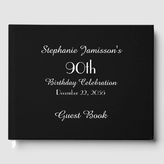 KIES UW KLEUR Verjaardagsfeestgeheugen/Gastenboek Gastenboek (Voorkant)