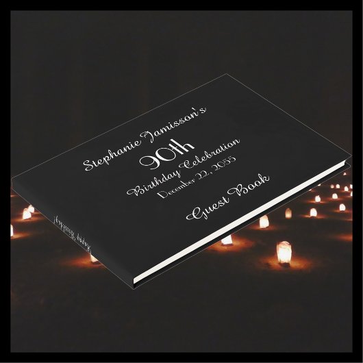 KIES UW KLEUR Verjaardagsfeestgeheugen/Gastenboek Gastenboek