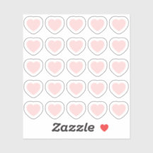 Kies uw kleur voor 25 kleine hartvormen