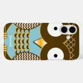 Kies uw kleur voor het kleurrijke Zig Zag-patroon Case-Mate iPhone Case (Achterkant (horizontaal))