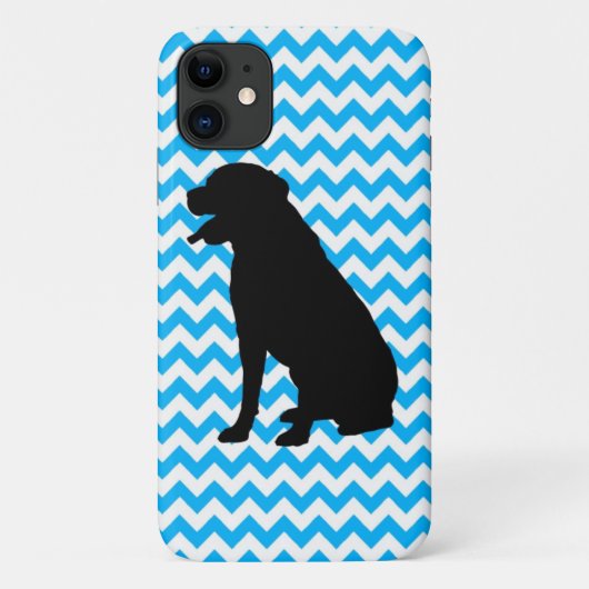 Kies uw kleurendruk met Lab Silhouette Case-Mate iPhone Case (Achterkant)