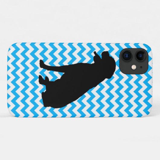 Kies uw kleurendruk met Lab Silhouette Case-Mate iPhone Case (Achterkant (horizontaal))