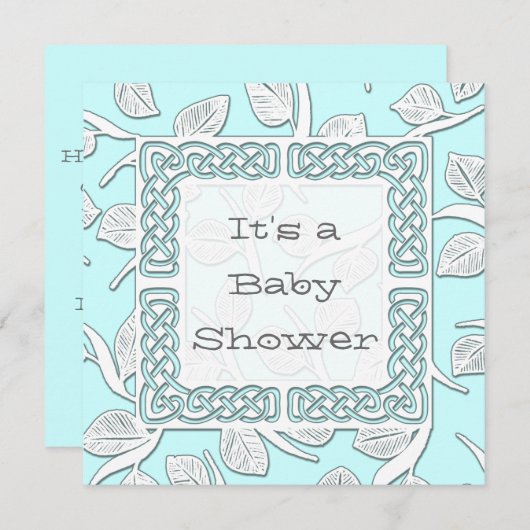 Kies uw kleurengeweven aankondiging van de Grens v (Voorkant / Achterkant)