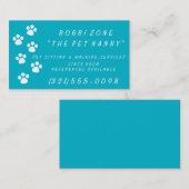 Kies uw kleurenset die de afdrukkaart uitzendt visitekaartje (Voorkant / Achterkant)