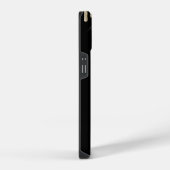 Kies uw kleurensterren met zilveren glitterschijve iPhone hoesje (Rechterkant)