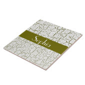 Kies uw kleurkraakverf tegeltje (Zijkant)