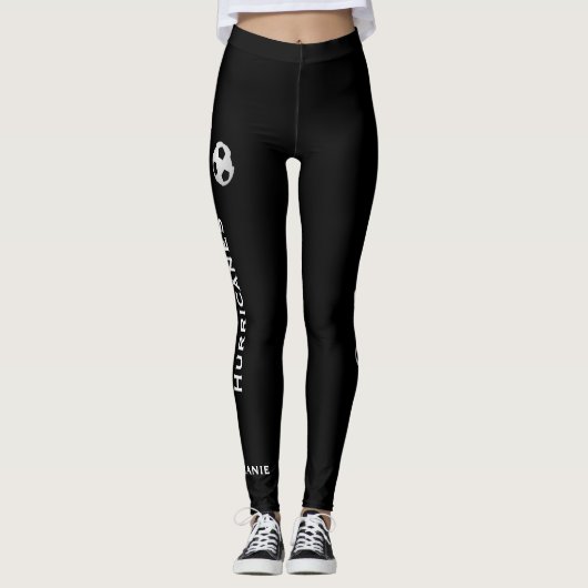 KIES UW Leggings COLOR Soccer Team met naam (Voorkant)